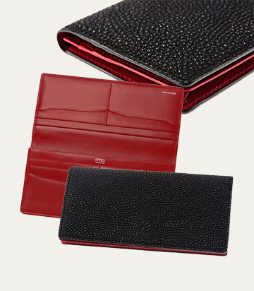 革アイテムキプリスの極　通しマチ長財布