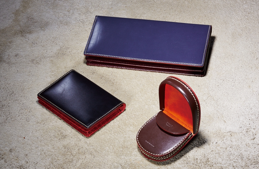 革財布キプリスのブライドルレザー&ルーガショルダー