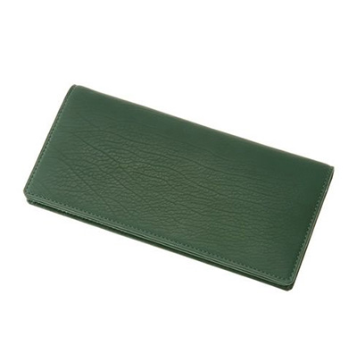 革財布キプリスのレーニアカーフ ファスナー付通しマチ長財布