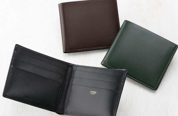 革財布キプリスのボックスカーフ