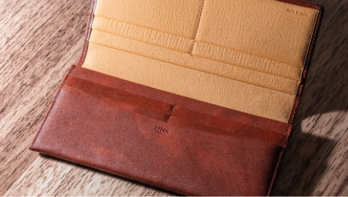 革財布キプリスのシラサギレザー（小物）ケア動画