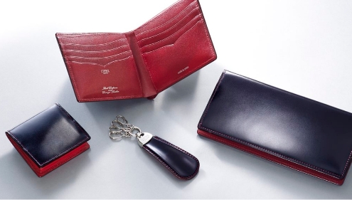 革財布キプリスのコードバン&シラサギレザーケア動画