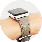 トープのヴィヴァーチェのウォッチバンド(Apple watch Sサイズ)