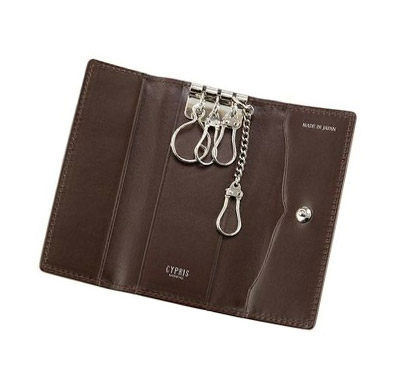 革財布キプリスのコードバン&リンピッドカーフ キーケース