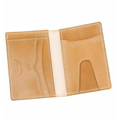 サンクリスピンデーのギフト オイルシェルコードバンナチュラルコレクション パスケース