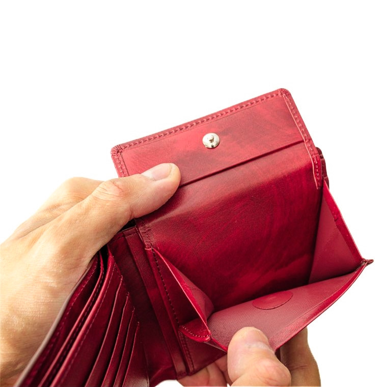 小銭入れ付き札入れ｜コードバン&シラサギレザー