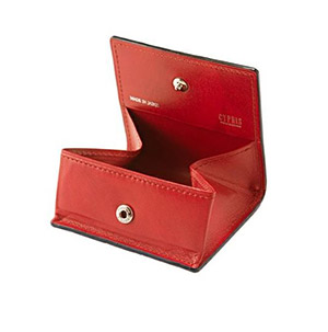 革財布キプリスのクロコダイル&シラサギレザー ボックス小銭入れ