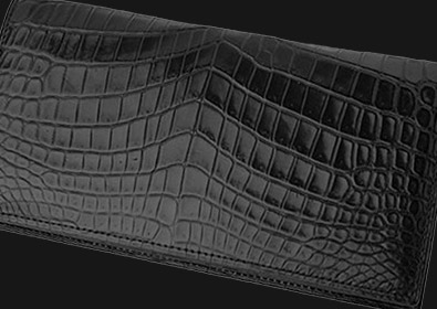 革財布キプリスのマットクロコダイル