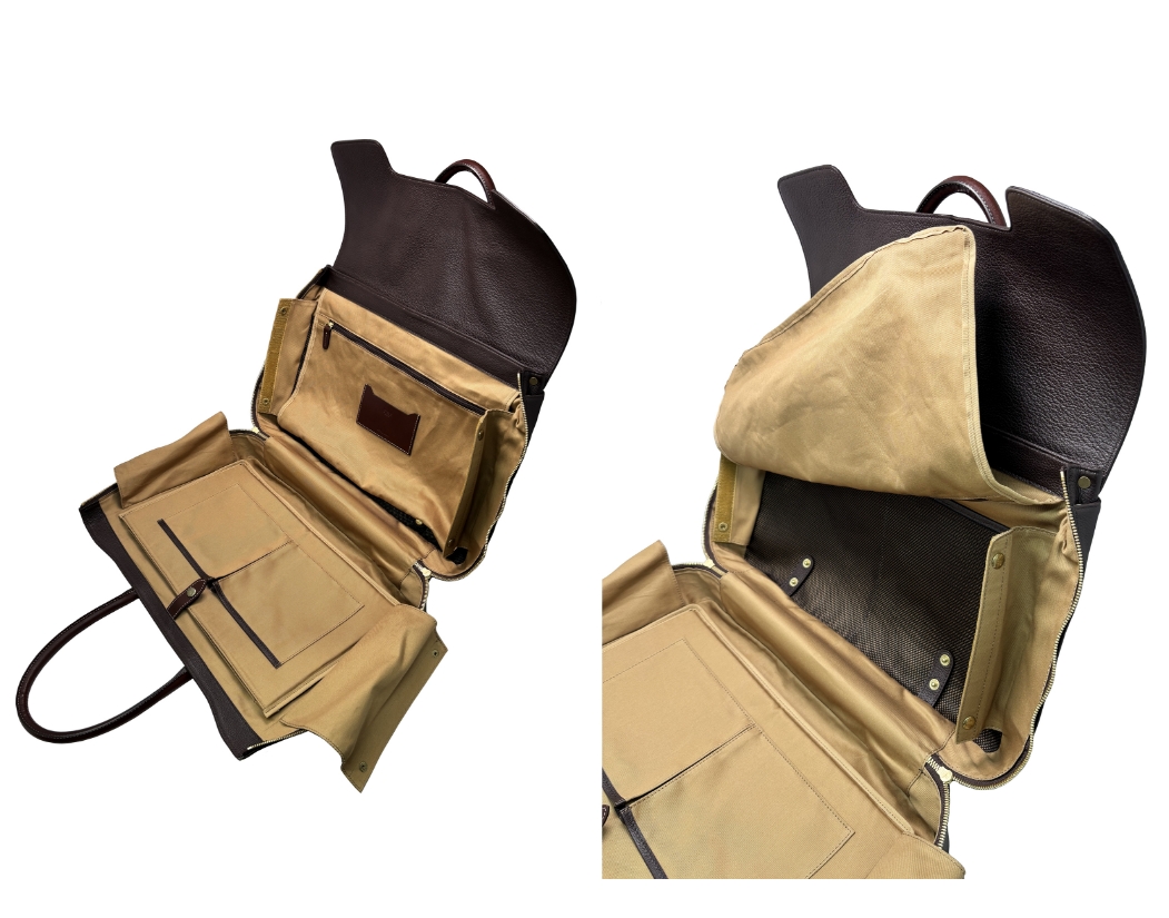 革鞄、レザーバッグのキプリス フルオープン仕様