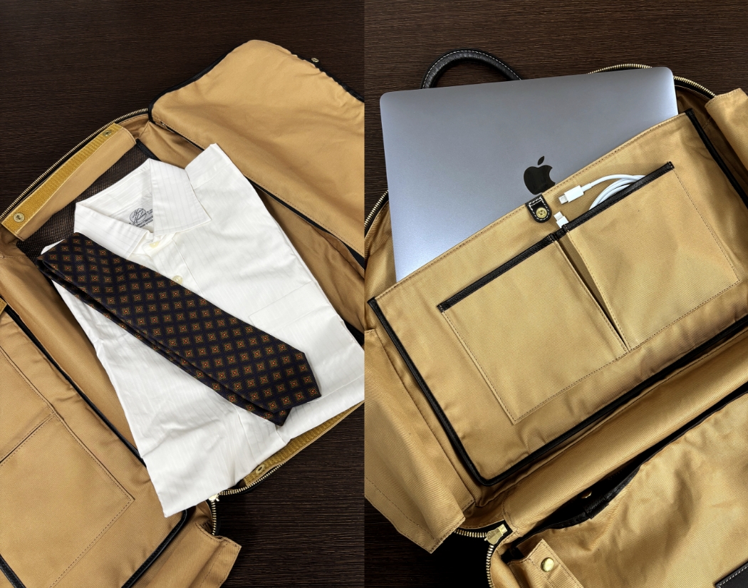 革鞄、レザーバッグのキプリス コンパートメント