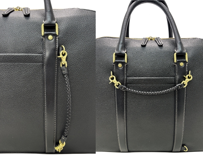 革鞄、レザーバッグのキプリス リボワールのメッシュストラップ