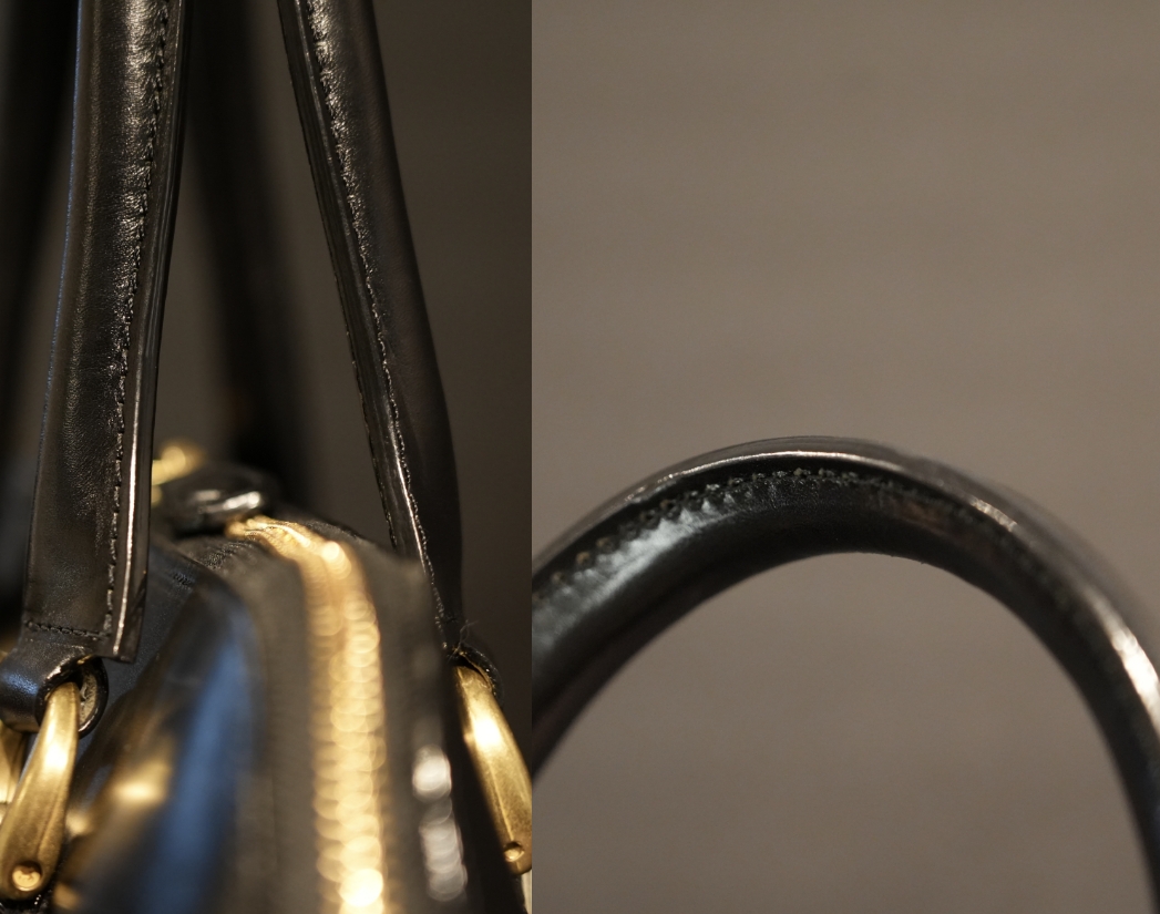 革鞄、レザーバッグのキプリス コバ処理