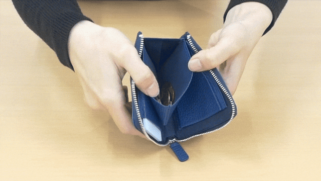 革財布キプリス,Makuake財布,コンパクト財布