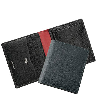 ミニ財布・コンパクト財布は革小物・革財布のCYPRIS ペルラネラのコンパクト札入れ