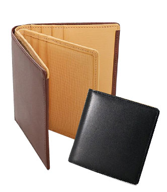 ミニ財布・コンパクト財布は革小物・革財布のCYPRIS シラサギレザーのコンパクト札入れ