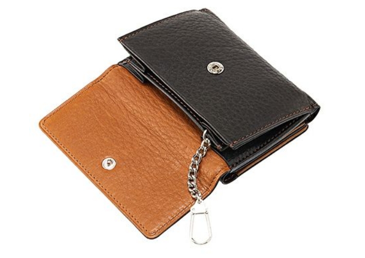 シニア世代に人気の革小物ランキング1位　三つ折り財布 Silky Kip