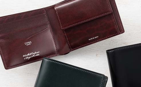 秋財布,馬革のコードバン&ルーガショルダー
