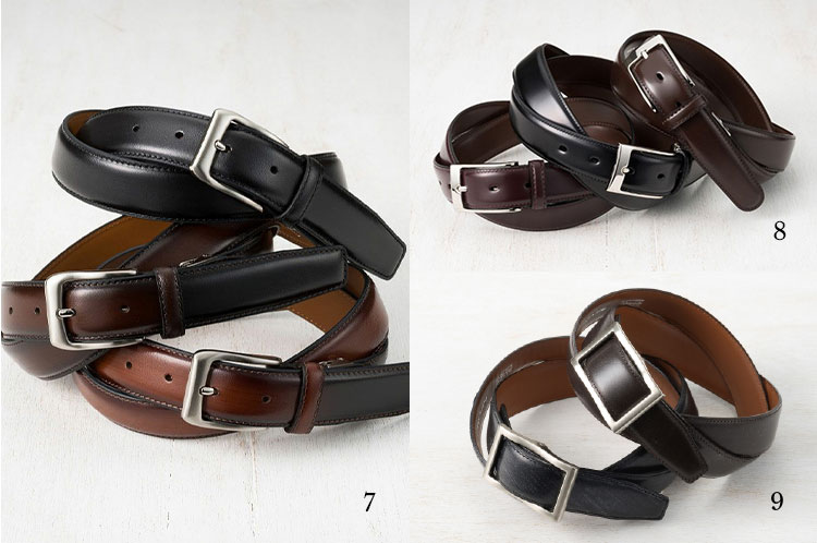 スーツスタイルに合う革ベルト