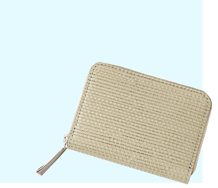 革財布キプリスのラウンドファスナーボックス小銭入れ｜ルジュート