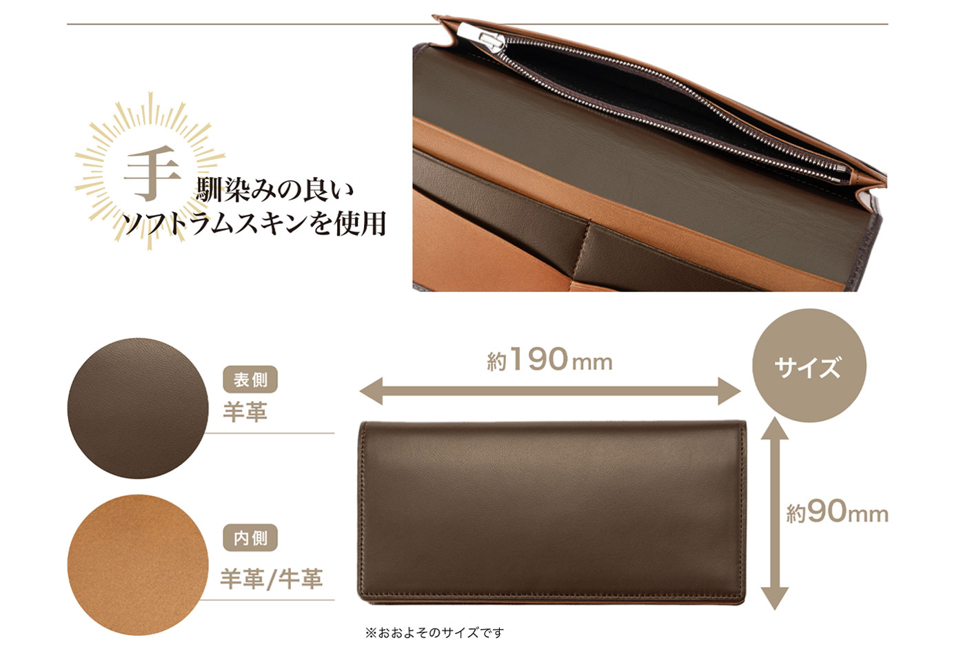 革財布,革長財布キプリス