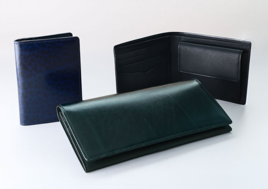 ルーガショルダー＆アースレザー（革小物・革財布のCYPRIS新作）