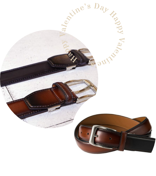 革財布キプリスのベルト(30mm幅) グラデーション