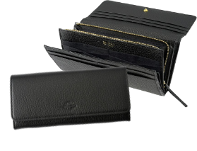 革財布キプリスのルミナス かぶせハニーセル長財布