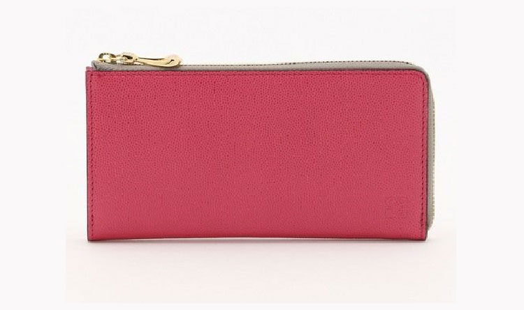 キプリスの長財布 ファスナー付通しマチ長財布