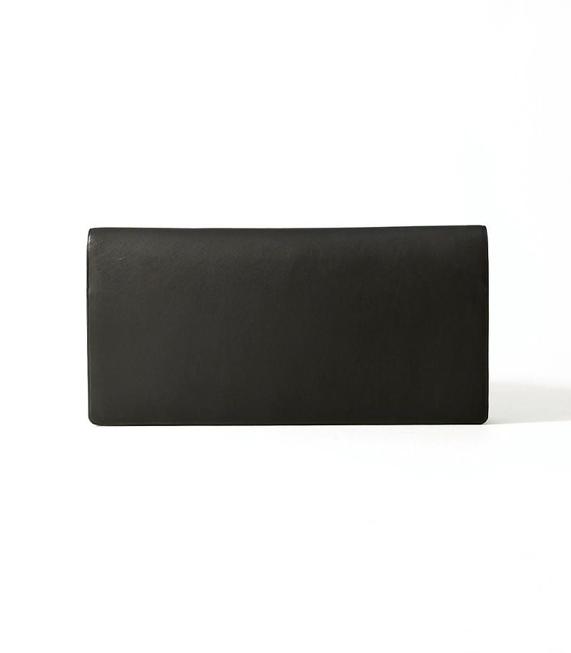 風琴マチ長財布｜レーニアカーフ｜ブラック