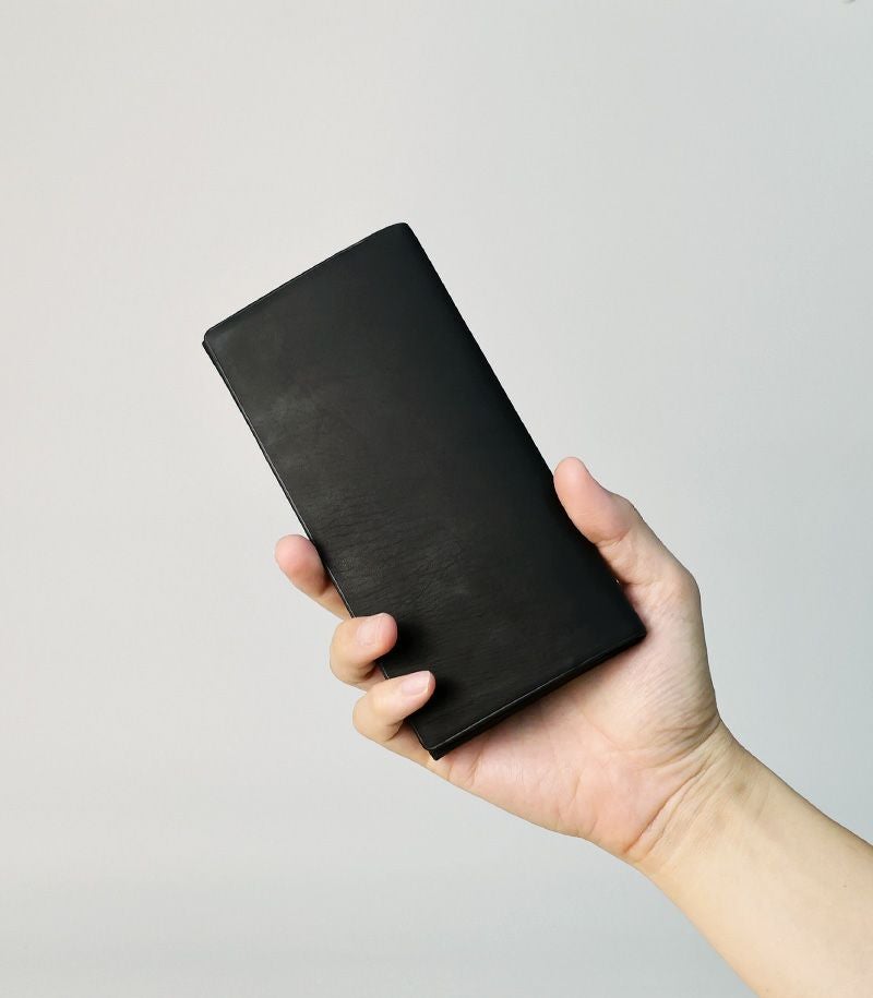 風琴マチ長財布｜レーニアカーフ｜ワイン