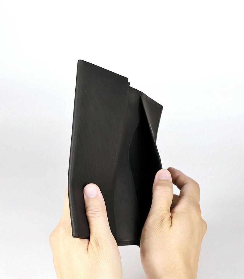 風琴マチ長財布｜レーニアカーフ｜ネイビー