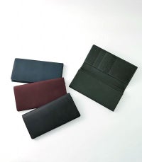 風琴マチ長財布｜レーニアカーフ｜グリーン