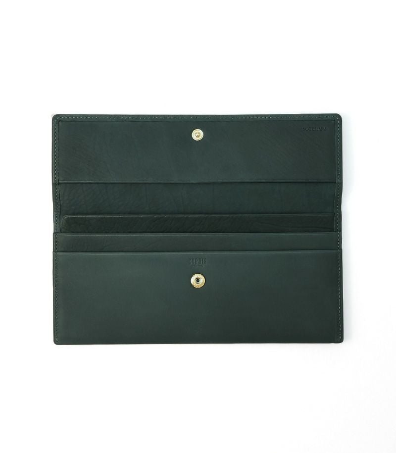  マチなし長財布｜レーニアカーフ ｜ワイン