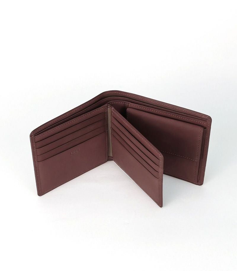 小銭入れ・ベロ付き札入れ｜レーニアカーフ ｜ブラック