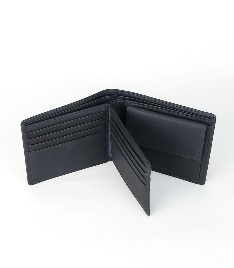 小銭入れ・ベロ付き札入れ｜レーニアカーフ ｜ブラック