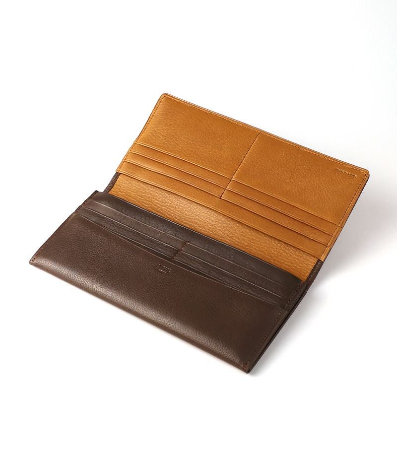 ファスナー付ササマチ長財布｜シルキーキップ |革製品CYPRIS（キプリス