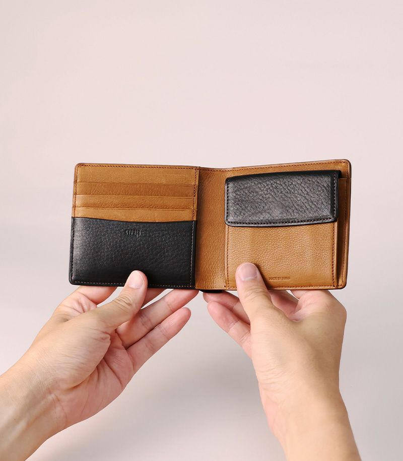 メンズ2つ折り財布