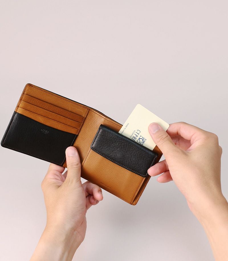 メンズ2つ折り財布