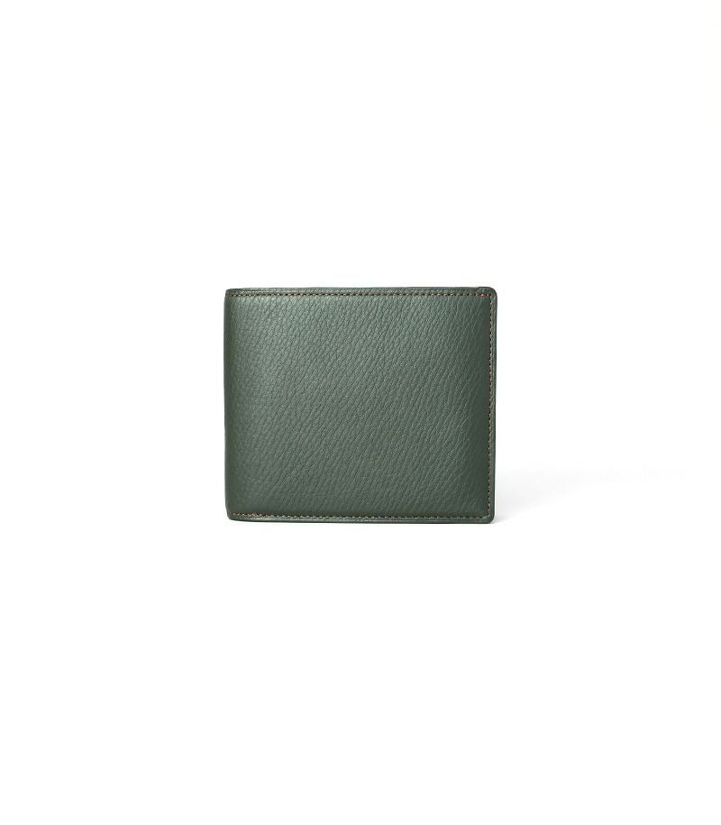 ボックス小銭入れ付き札入れ｜シルキーキップ｜ダークブラウン