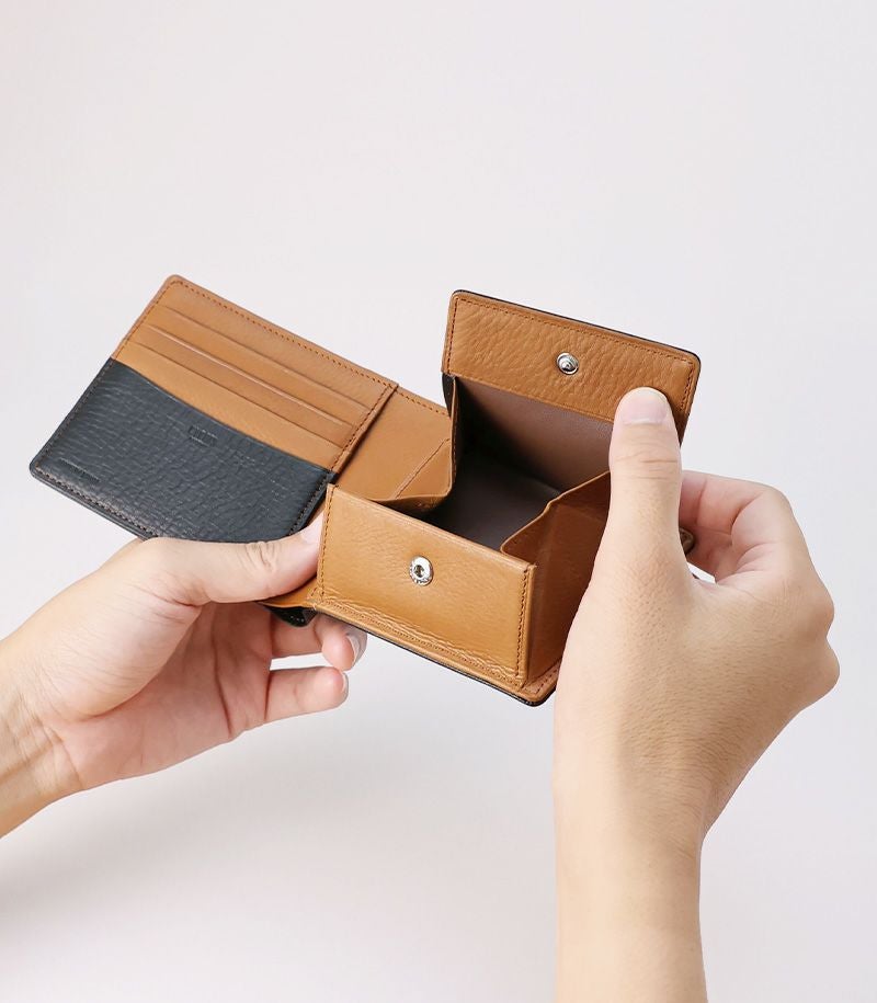 ボックス小銭入れ付き札入れ｜シルキーキップ |革製品CYPRIS（キプリス
