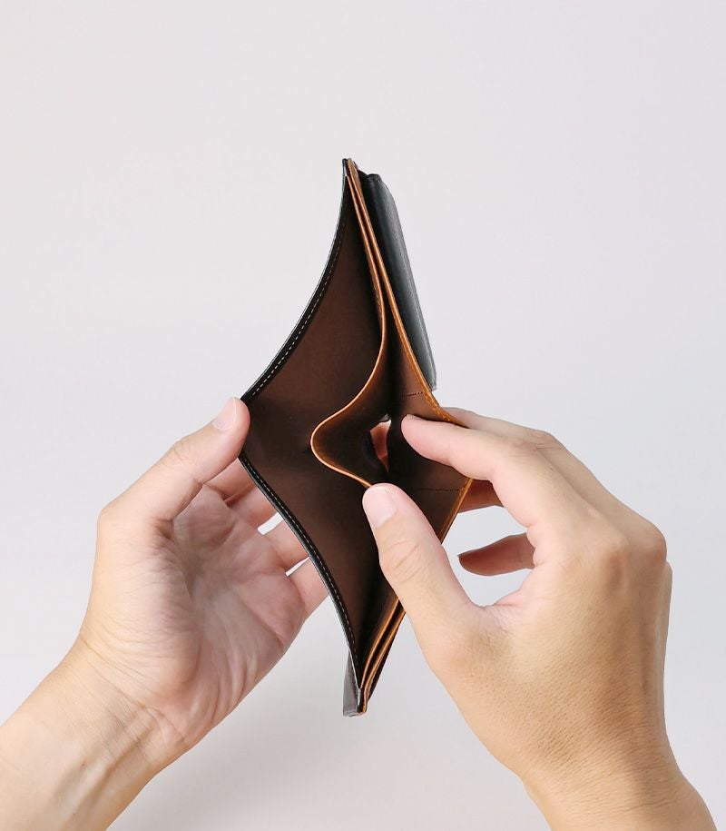 ボックス小銭入れ付き札入れ｜シルキーキップ |革製品CYPRIS（キプリス