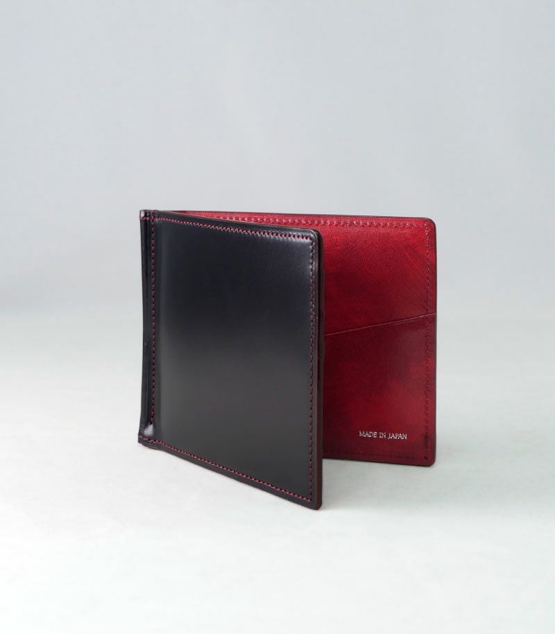 札バサミ/マネークリップ｜コードバン＆シラサギレザー |革製品CYPRIS