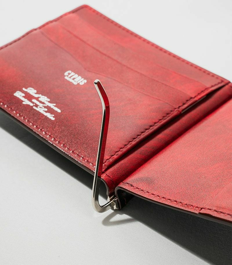 札バサミ/マネークリップ｜コードバン＆シラサギレザー |革製品CYPRIS