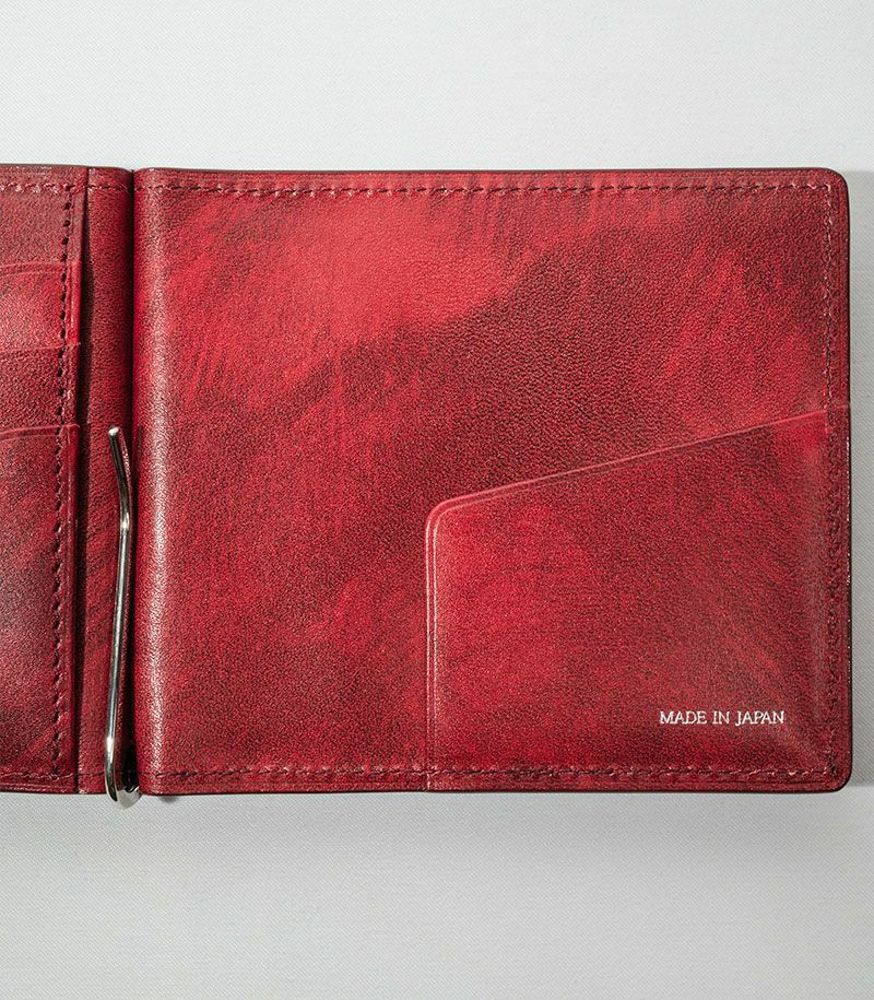 札バサミ/マネークリップ｜コードバン＆シラサギレザー |革製品CYPRIS