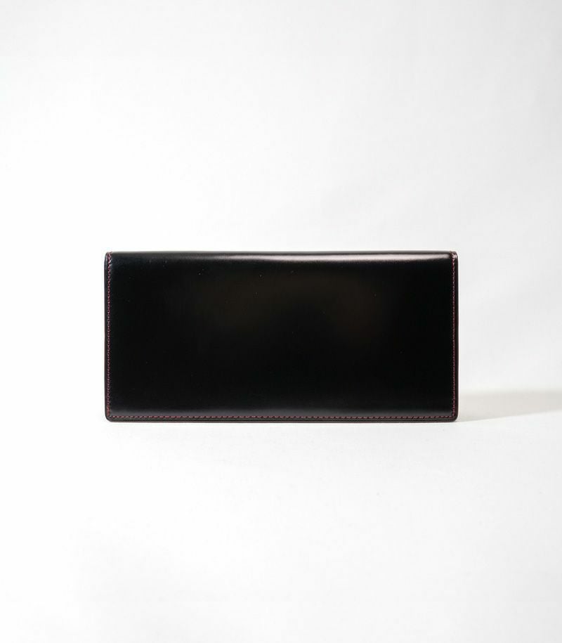 マチなし長財布｜コードバン＆シラサギレザー レビュー | メンズ財布