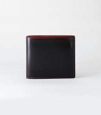 コードバン二つ折り財布,メンズ二つ折り財布