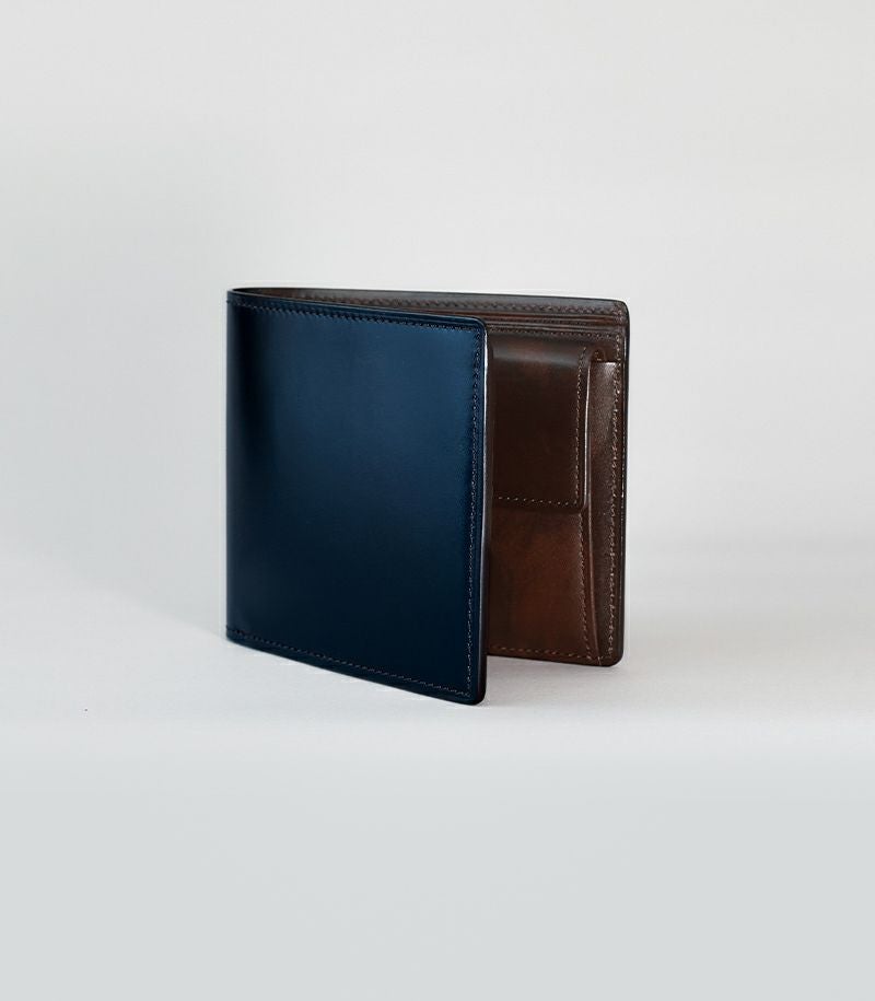 小銭入れ付き札入れ｜コードバン＆シラサギレザー |革製品CYPRIS