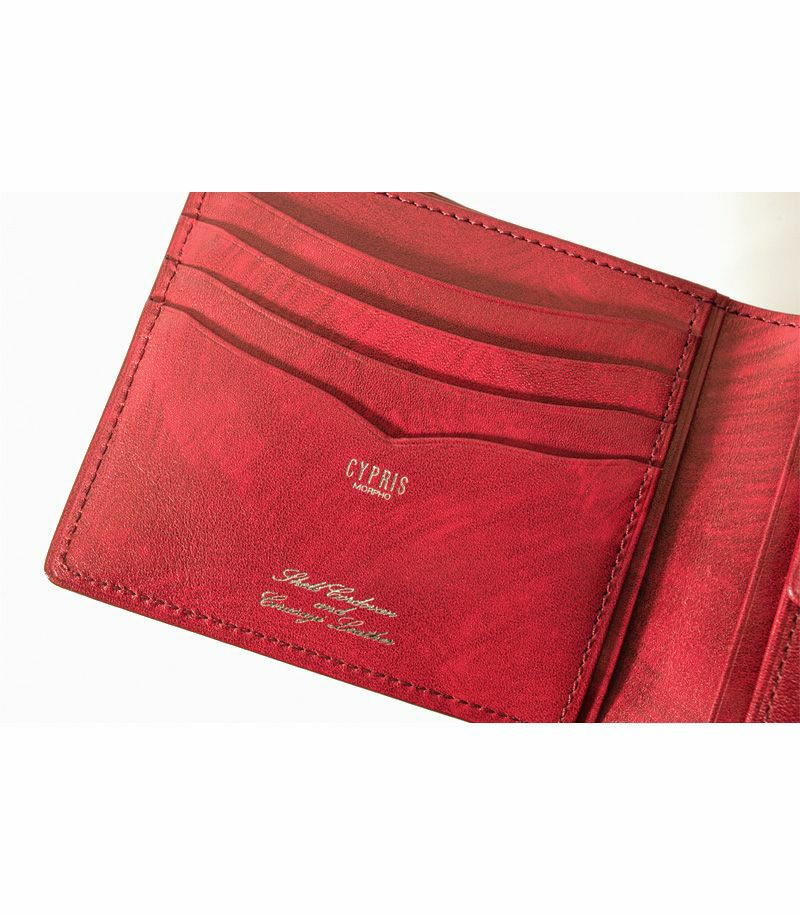 小銭入れ付き札入れ｜コードバン＆シラサギレザー |革製品CYPRIS