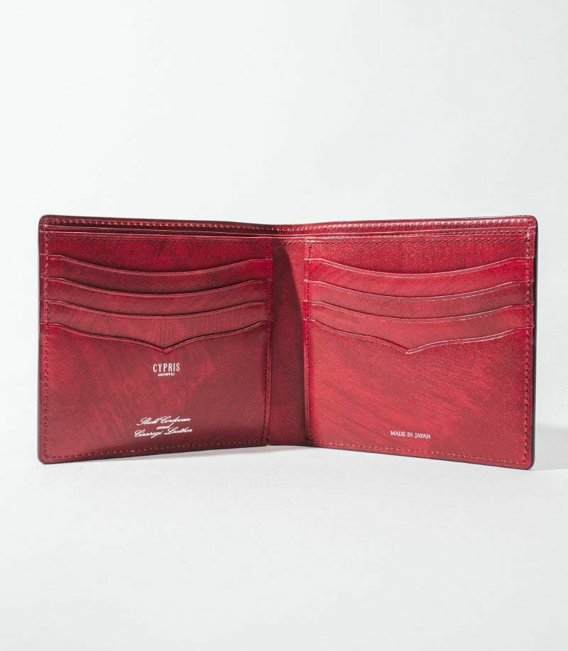 二つ折り財布,コードバン財布,メンズ財布