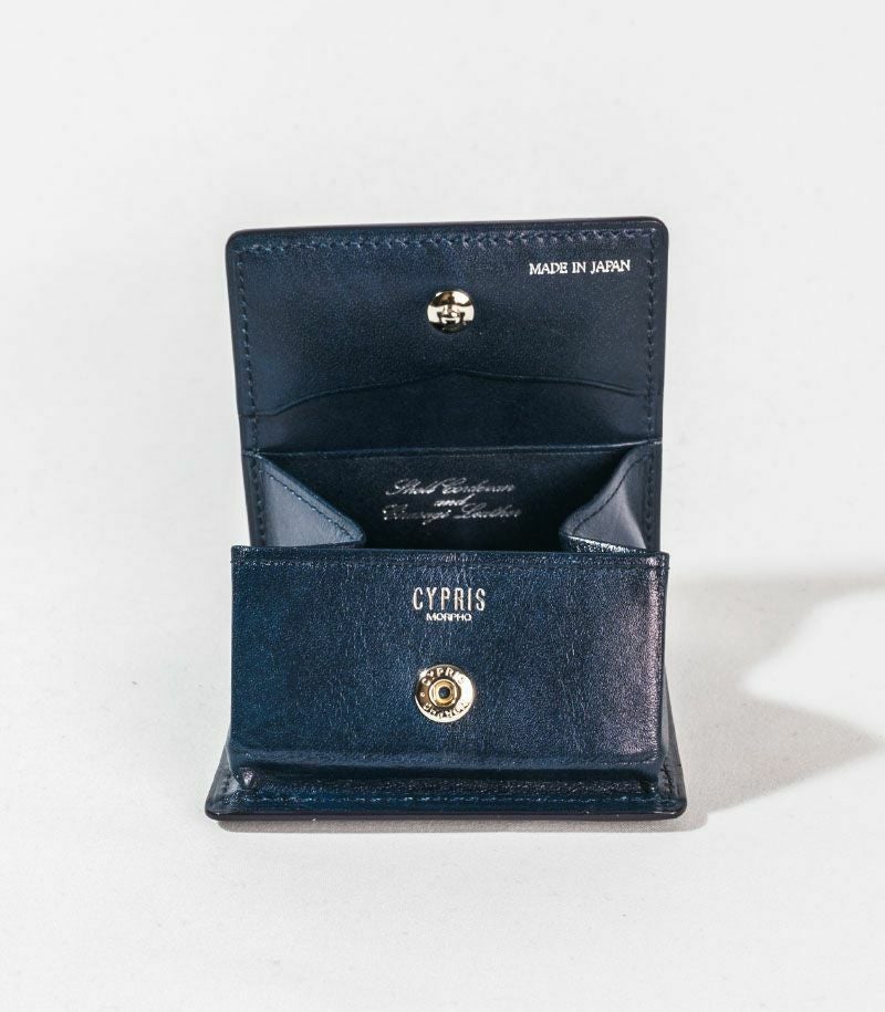 Box coin purse | Cordovan & CYPRIS Cirasagi Leather | CYPRIS